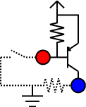 PNP transistor inverter circuit